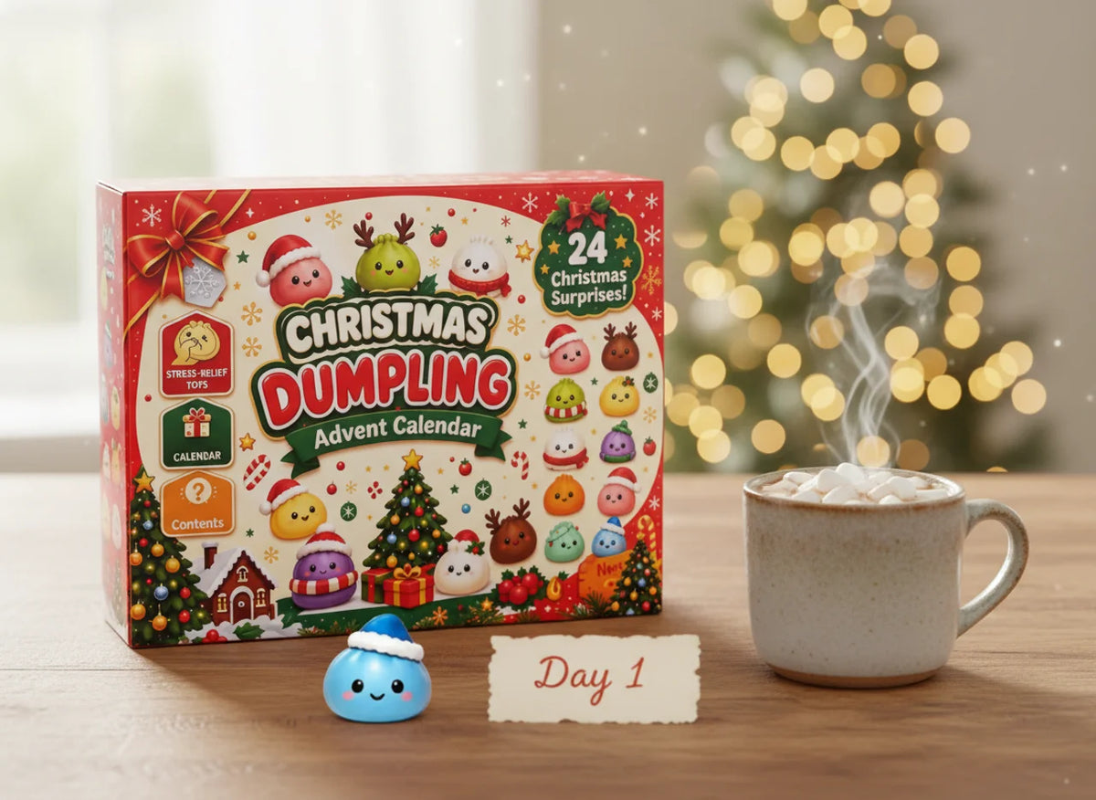 Dumplidays™ Squishy Advent Calendar: 24 Christmas Dumpling Surprises